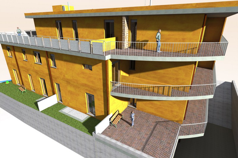 Bernareggio: Nuovo bilocale al piano terra con giardino privato e taverna!(Rif.3)